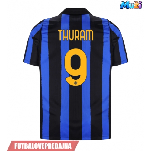 Lacne Muži Futbalové dres Inter Milan Marcus Thuram #9 2026-27 Krátky Rukáv - Domáci